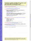 Research paper thumbnail of Total-body irradiation with high-LET particles: acute and chronic effects on the immune system