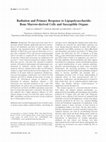 Research paper thumbnail of Radiation and primary response to lipopolysaccharide: bone marrow-derived cells and susceptible organs