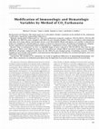 Research paper thumbnail of Modification of immunologic and hematologic variables by method of CO2 euthanasia