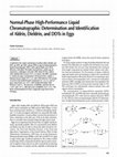 Research paper thumbnail of Normal-phase high-performance liquid chromatography with UV irradiation, morin complexation and fluorescence detection for the determination of organotin …