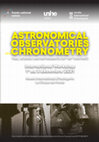 Research paper thumbnail of International workshop "Astronomical Observatories and Chronometry: Time, Science and Instruments (18th-20th century)"  flyer web