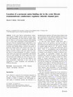 Research paper thumbnail of Location of a permeant anion binding site in the cystic fibrosis transmembrane conductance regulator chloride channel pore