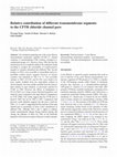 Research paper thumbnail of Relative contribution of different transmembrane segments to the CFTR chloride channel pore