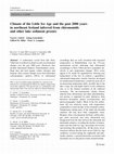 Research paper thumbnail of Climate of the Little Ice Age and the past 2000 years in northeast Iceland inferred from chironomids and other lake sediment proxies