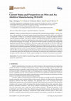 Research paper thumbnail of Current Status and Perspectives on Wire and Arc Additive Manufacturing (WAAM)