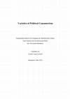 Research paper thumbnail of Varieties of Political Consumerism