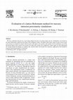 Research paper thumbnail of Evaluation of a lattice-Boltzmann method for mercury intrusion porosimetry simulations