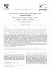 Research paper thumbnail of The 3D structure of fabric and its relationship to liquid and vapor transport