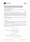 Research paper thumbnail of Generalized Parabolic Marcinkiewicz Integral Operators Related to Surfaces of Revolution