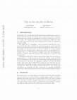 Research paper thumbnail of Note on fair coin toss via Bitcoin