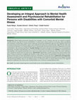 Research paper thumbnail of Developing an Integral Approach to Mental Health Assessment and Psychosocial Rehabilitation for Persons with Disabilities with Comorbid Mental Illness