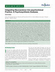 Research paper thumbnail of Integrating Neuroscience Into psychoclinical Practice: A Psychosynthesis Analyses