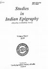 Research paper thumbnail of Recently discovered Sealings from Vadnagar Excavation - A Study JESI XLIV