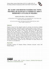 Research paper thumbnail of Be Alert and Defend Yourselves: News Framing of Danjuma’s Comments on Herdsmen Attacks in Nigeria