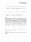 Research paper thumbnail of From Commodity to Capability Fetishism: Human Development as a Harmonisation of Social and Territorial Cartographies