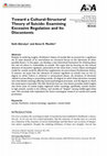 Research paper thumbnail of Toward a Cultural-Structural Theory of Suicide: Examining Excessive Regulation and Its Discontents