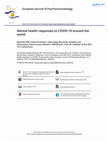 Research paper thumbnail of Mental health responses to COVID-19 around the world