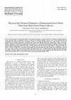 Research paper thumbnail of Physical and Chemical Properties of Restructured Sweetpotato Stick from Three Sweetpotato Cultivars