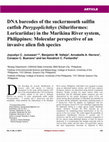 Research paper thumbnail of DNA barcodes of the suckermouth sailfin catfish Pterygoplichthys (Siluriformes: Loricariidae) in the Marikina River system, Philippines: Molecular perspective of an invasive alien fish species