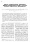 Research paper thumbnail of Preharvest evaluation of coliforms, Escherichia coli, Salmonella, and Escherichia coli O157:H7 in organic and conventional produce grown by Minnesota farmers