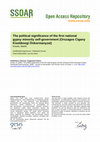 Research paper thumbnail of The political significance of the first national gypsy minority self-government (Orszagos Cigany Kisebbsegi Önkormanyzat)