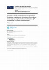 Research paper thumbnail of Quand le Conseil constitutionnel ne répond pas (vraiment) à la question. Les moyens irrecevables et les moyens inopérants dans les décisions QPC rendues par le Conseil constitutionnel