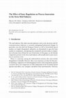 Research paper thumbnail of The Effect of Entry Regulation on Process Innovation in the Swiss Mail Industry