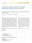 Research paper thumbnail of Crecimiento sagital maxilar en fisurados unilaterales operados funcionalmente