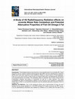 Research paper thumbnail of A Study of 4G Radiofrequency Radiation effects on Juvenile Wistar Rats Cerebellum and Potential Attenuative Properties of Fish Oil Omega-3 Fat