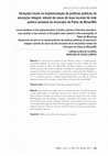 Research paper thumbnail of Variações locais na implementação de políticas públicas de educação integral: estudo de casos de duas escolas da rede pública estadual do município de Patos de Minas/MG