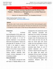 Research paper thumbnail of A Case of Acute Coronary Syndrome and De Winter ECG Pattern. Reflections on Management for a Limited Resource Setting