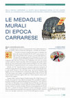 Research paper thumbnail of medaglie murali carraresi