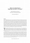 Research paper thumbnail of Mariun: An Exiled Queen's Pilgrimage and Death in Jerusalem