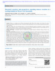 Research paper thumbnail of Physician′s practices and perspectives regarding tobacco cessation in a teaching hospital in Mysore City, Karnataka