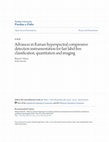 Research paper thumbnail of Advances in Raman hyperspectral compressive detection instrumentation for fast label free classification, quantitation and imaging