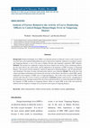 Research paper thumbnail of Analysis of Related Factors With the Activity of the Larva Monitoring Officer in Disease Control Efforts Dengue Hemorrhagic Fever In Tangerang District