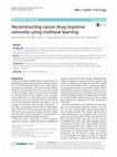 Research paper thumbnail of Reconstructing cancer drug response networks using multitask learning