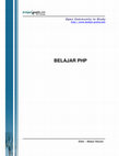 Research paper thumbnail of Belajar PHP