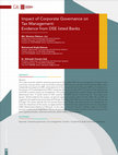 Research paper thumbnail of Impact of Corporate Governance on Tax Management: Evidence from DSE listed Banks