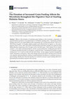 Research paper thumbnail of The Duration of Increased Grain Feeding Affects the Microbiota throughout the Digestive Tract of Yearling Holstein Steers