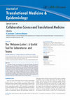 Research paper thumbnail of The 'Welcome Letter': A Useful Tool for Laboratories and Teams