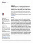 Research paper thumbnail of RNA Polymerase III Output Is Functionally Linked to tRNA Dimethyl-G26 Modification