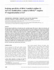 Research paper thumbnail of Evolving specificity of tRNA 3-methyl-cytidine-32 (m3C32) modification: a subset of tRNAsSer requires N6-isopentenylation of A37