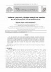 Research paper thumbnail of Nonlinear transversely vibrating beams by the homotopy perturbation method with an auxiliary term