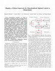 Research paper thumbnail of Bioptim, a Python framework for Musculoskeletal Optimal Control in Biomechanics