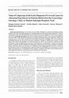 Research paper thumbnail of Value of colposcopy in the early diagnosis of cervical cancer in patients with abnormal pap smears at Shahid Sadoughi hospital, Yazd