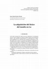 Research paper thumbnail of La adquisición del léxico del insulto en L2