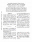 Research paper thumbnail of Hawking temperature and phonon emission in acoustic holes