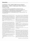 Research paper thumbnail of Contribution of the NOD1/CARD4 insertion/deletion polymorphism +32656 to inflammatory bowel disease in Northern Europe#