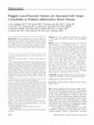 Research paper thumbnail of Filaggrin loss-of-function variants are associated with atopic comorbidity in pediatric inflammatory bowel disease